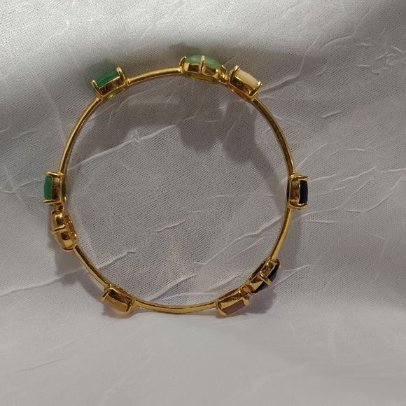 Kate Spade Gold Bracelet with Purple, Green, and Pink Accents - Picture 6 of 7